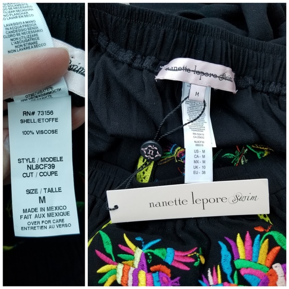 NWT, Nanette Lepore, Isla Marietas Cover Up Dress - Picture 4 of 4